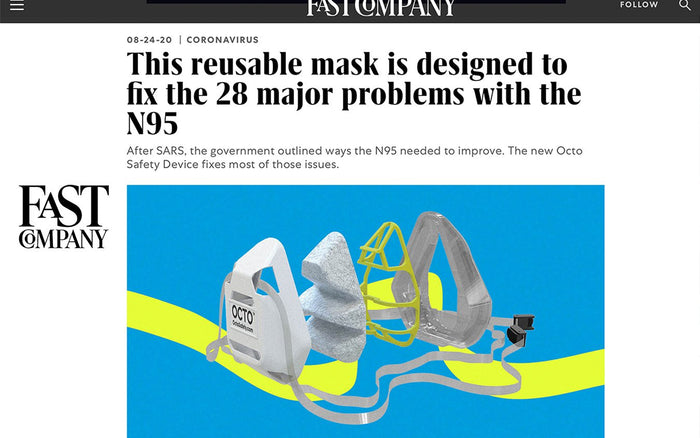 OCTO® Respirator Mask (ORM) Featured in Fast Company