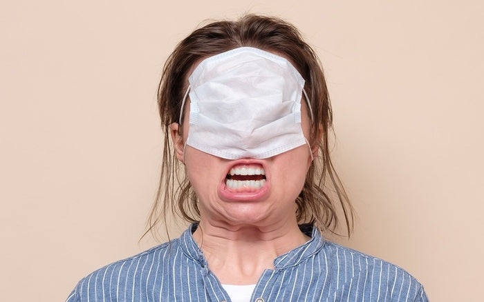 Face masks should not be improperly wear 