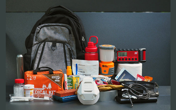 Group of What To Put in an Emergency Bag | Octo Safety Devices