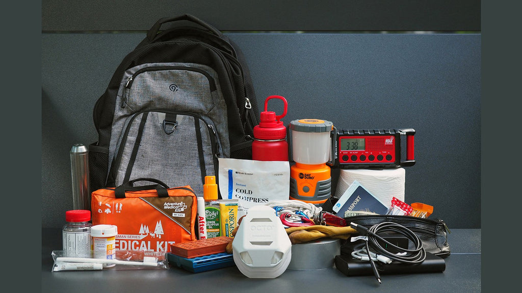 Group of What To Put in an Emergency Bag | Octo Safety Devices