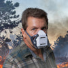 Guy Wearing Light Respirator Mask for Sale | Octo Safety Devices